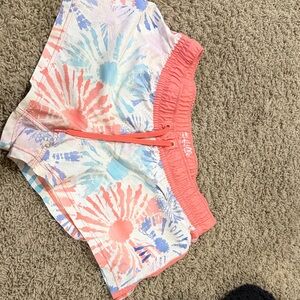 Salt Life Coral and White Shorts